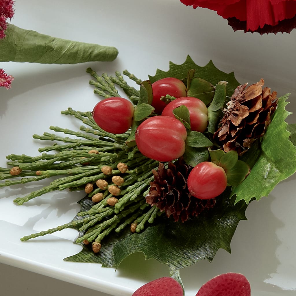 Red Berry Boutonniere – Our Flower Shop, Gibsonton FL