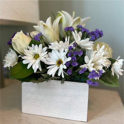 Beyond Blue Box Bouquet –  Our Flower Shop, Gibsonton FL
