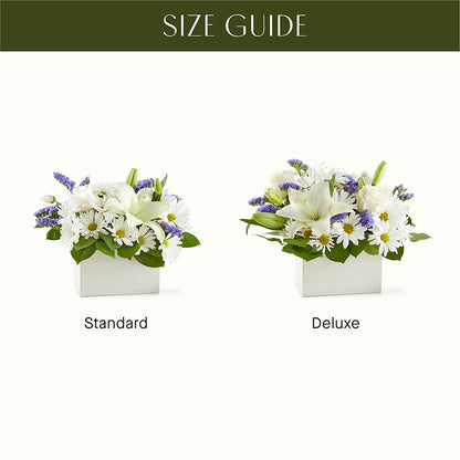 Beyond Blue Box Bouquet –  Our Flower Shop, Gibsonton FL