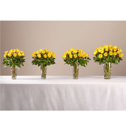 Long Stem Yellow Rose Bouquet –  Our Flower Shop, Gibsonton FL