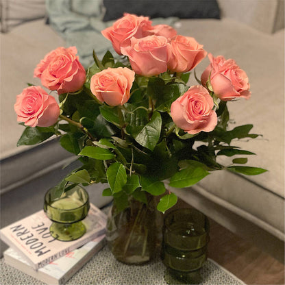 Long Stem Pink Rose Bouquet –  Our Flower Shop, Gibsonton FL
