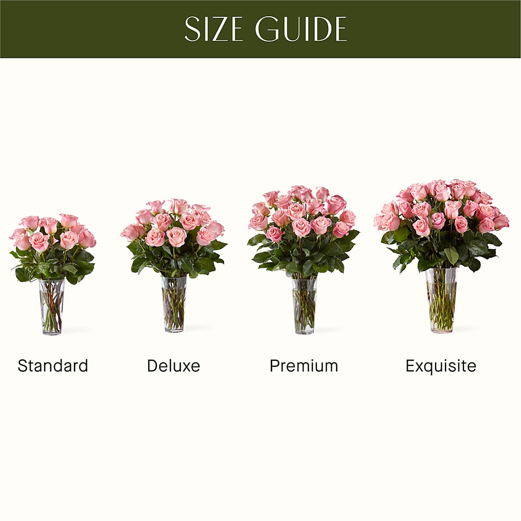 Long Stem Pink Rose Bouquet –  Our Flower Shop, Gibsonton FL