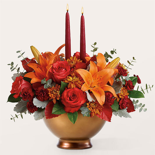 Fruits of Fall Centerpiece –  Our Flower Shop, Gibsonton FL