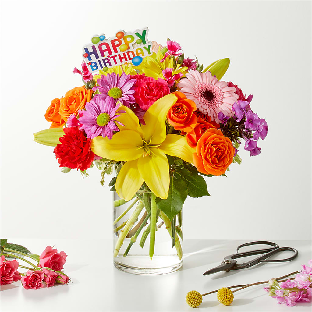 Cue the Confetti - A Florist Original –  Our Flower Shop, Gibsonton FL