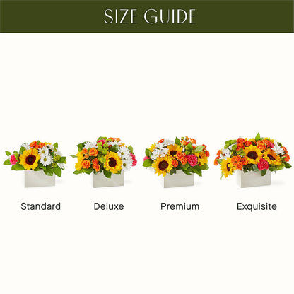 Sun-drenched Blooms Box Bouquet –  Our Flower Shop, Gibsonton FL