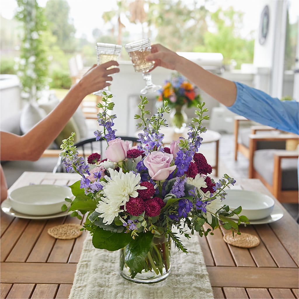 Violet Frost Bouquet –  Our Flower Shop, Gibsonton FL