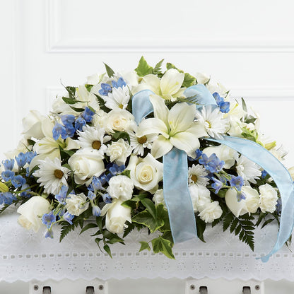 Tender Treasure Casket Spray –  Our Flower Shop, Gibsonton FL