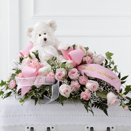 Touch of Sympathy Casket Spray –  Our Flower Shop, Gibsonton FL