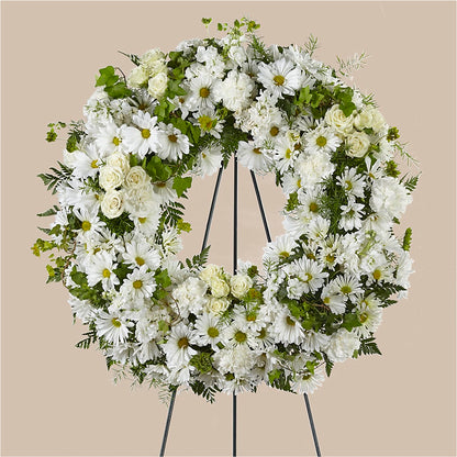 Faithful Wishes Wreath –  Our Flower Shop, Gibsonton FL