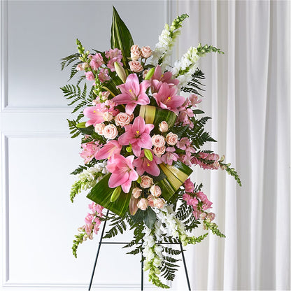 Elegant Embrace Standing Spray –  Our Flower Shop, Gibsonton FL