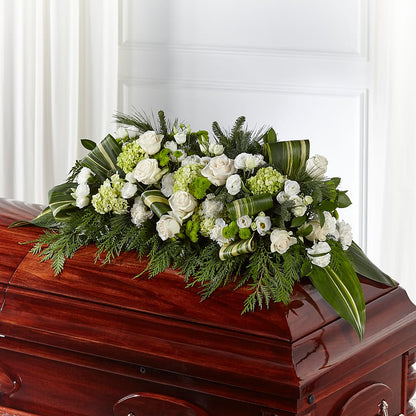 Hopeful Gesture Casket Spray –  Our Flower Shop, Gibsonton FL