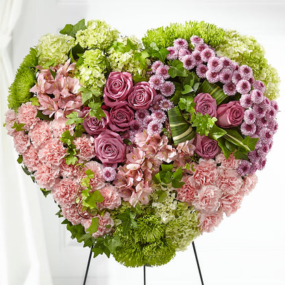 Heartwarming Standing Heart –  Our Flower Shop, Gibsonton FL