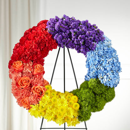 Circle of Love Wreath –  Our Flower Shop, Gibsonton FL