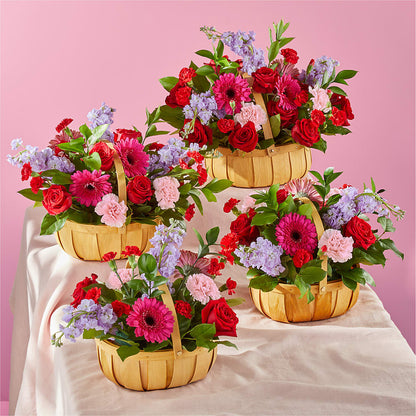 Pink Picnic Basket –  Our Flower Shop, Gibsonton FL