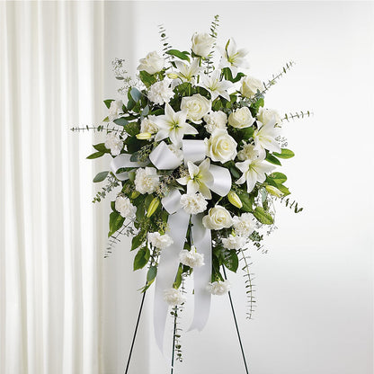 With Care Standing Spray –  Our Flower Shop, Gibsonton FL