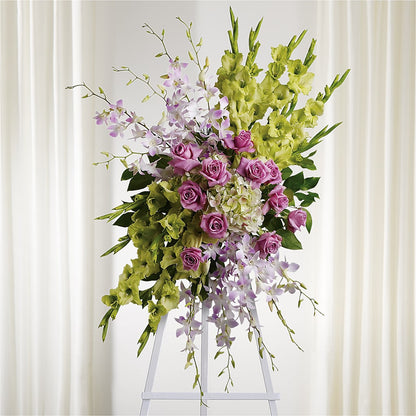 Lasting Legacy Standing Spray –  Our Flower Shop, Gibsonton FL