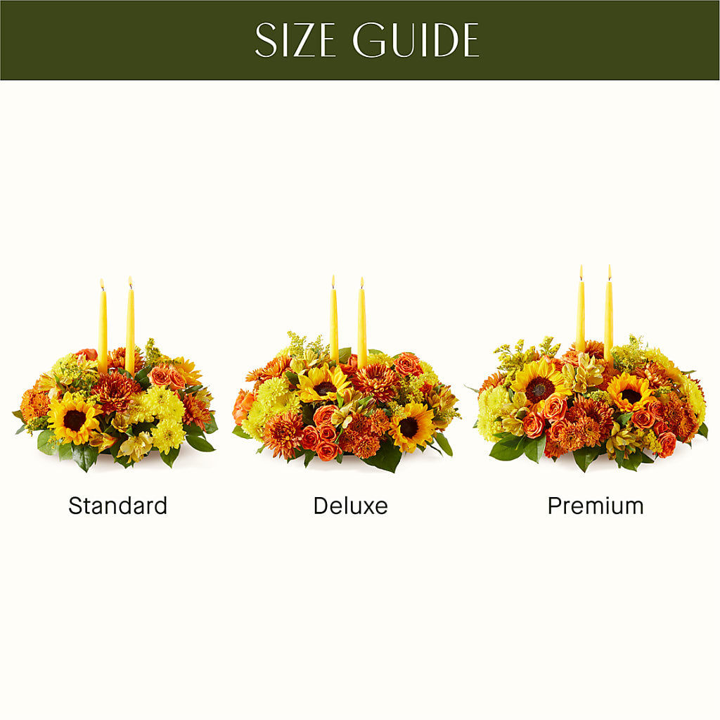 Autumn Harmony Centerpiece –  Our Flower Shop, Gibsonton FL