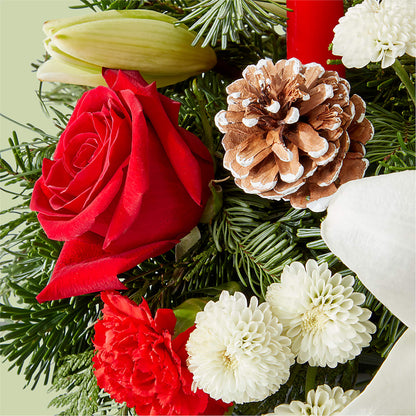 Seasonal Festivities Centerpiece –  Our Flower Shop, Gibsonton FL