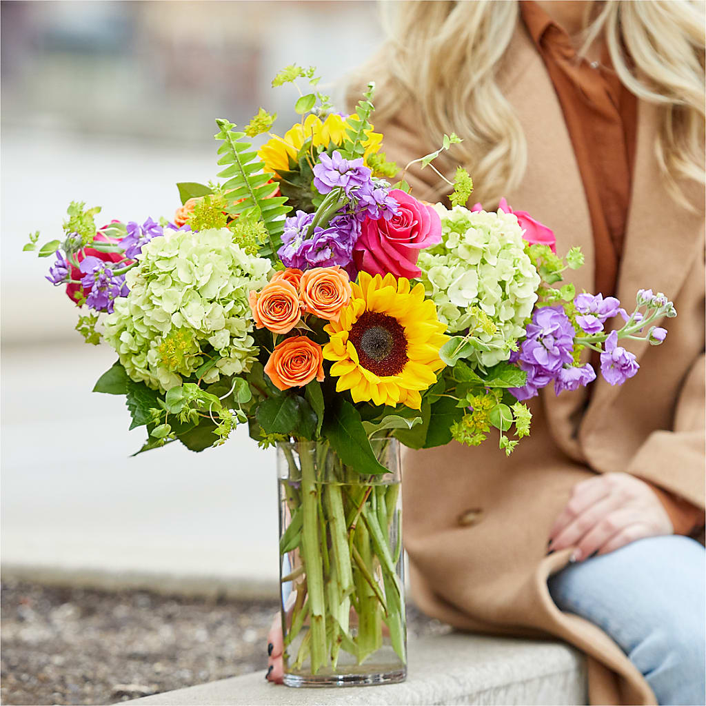 Vibrant Greetings Bouquet –  Our Flower Shop, Gibsonton FL