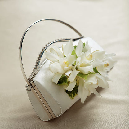 White Purse Decor –  Our Flower Shop, Gibsonton FL